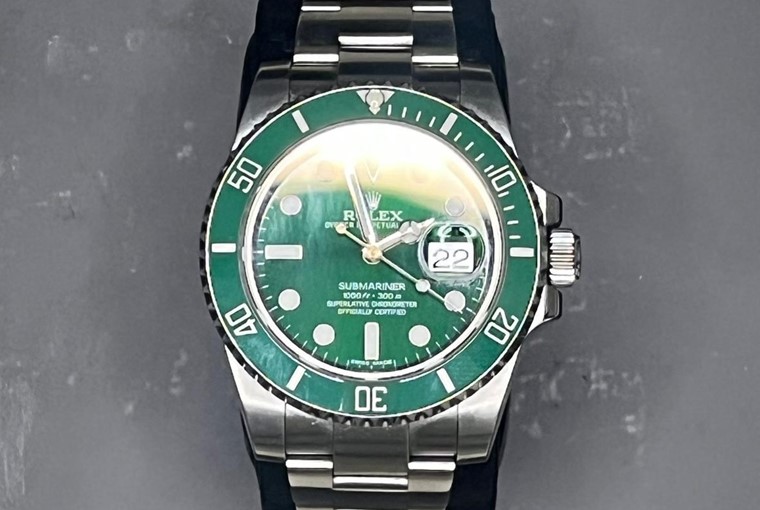 ROLEX SUBMARINER %22HULK%22 116610LV G SERIAL STAINLESS STEEL